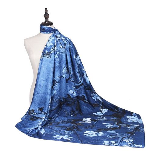 Платок Цветущие ветки миндаля - Здесь был Винсент фото 3