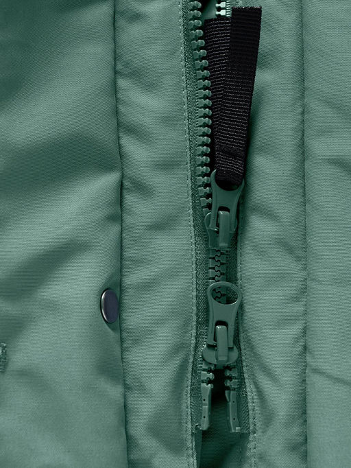 Парка зимняя подростковая для мальчика зеленого цвета 9339Z - Valianly фото 6