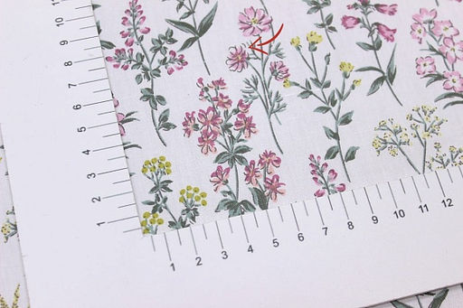 Сатин Ароматный лужок цв.белый, СОРТ2, ш.1.6м, хлопок-100%, 110гр/м.кв - Купава фото 6