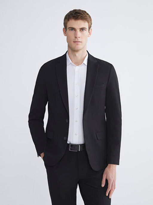 Dar Kal?p Erkek Blazer Ceket