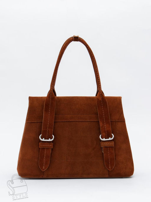 Сумка женская кожаная 1092M brown Polina&Eiterou