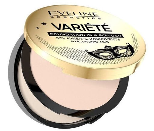 Eveline Минеральная компактная пудра Variete тон 10 ivory, 8 г