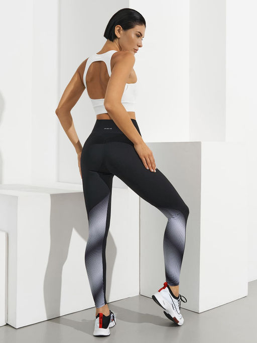 Леггинсы с высокой посадкой и широким фигурным поясом - Eazyway фото 6