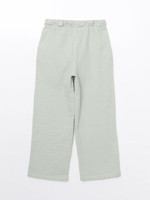 Beli Lastikli Dokulu K?z ?ocuk Pantolon