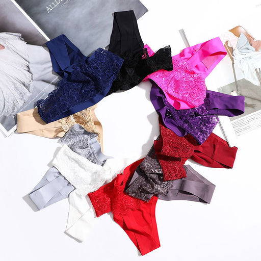 Кружевные трусики-стринги A31637195 - Tadmico фото 13