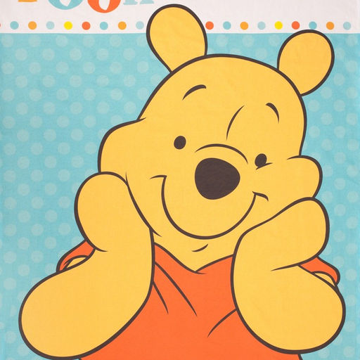 Постельное бельё 1,5 сп Медвежонок Винни 143х215 см, 150х214 см, 50х70 см -1 шт., поплин 125 г/м2 - Disney фото 4