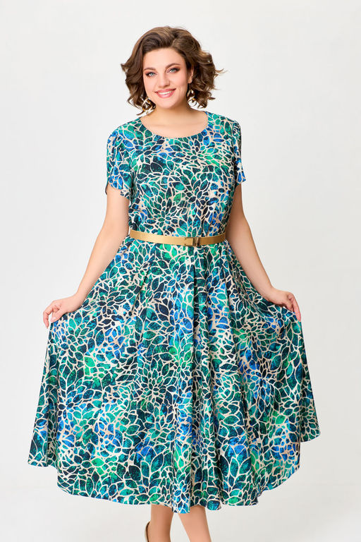 Блуза Swallow 803.2 черный+серебряный узор фото 1081