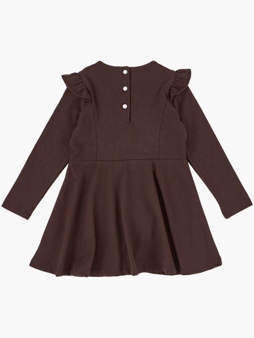 Платье для девочки UD 4011 кофе - Mini maxi фото 5