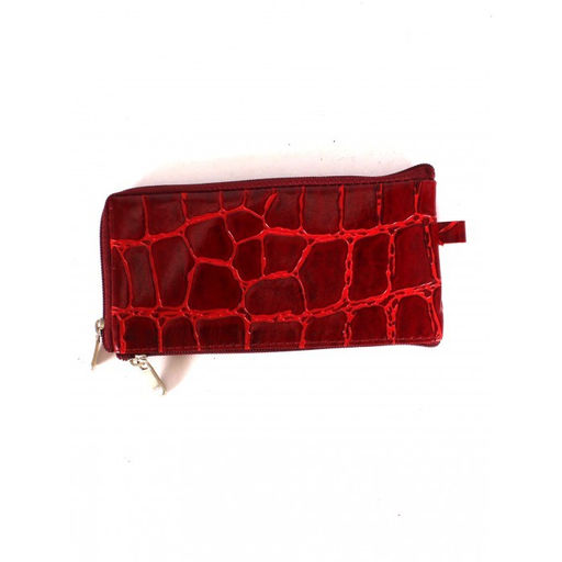 Футляр для ключей Croco-кл-501 (на молнии) натуральная кожа красный скат (74) 264671  фото 2