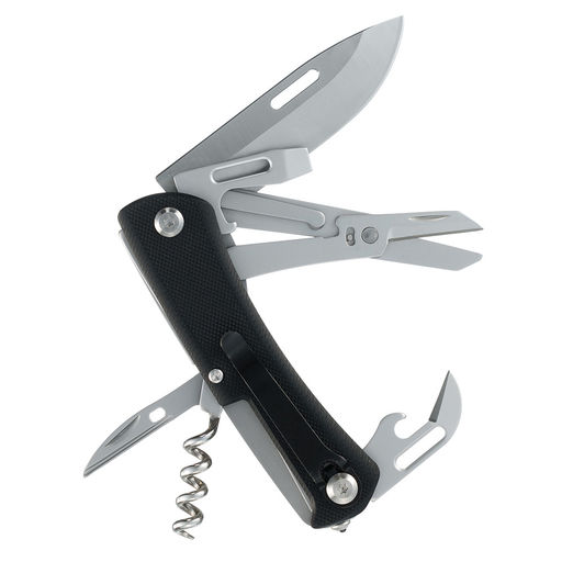 Нож перочинный 101 мм, 10 функций, в картонной коробке STINGER FK-6G10-BLK