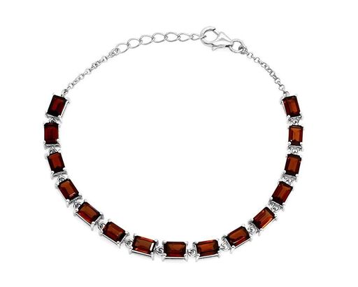 Браслет из серебра гранат, Палермо