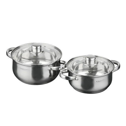 Набор кастрюль 4 пр. (2.2 л+4.2 л) (ГРЕТТА) в под/уп ( КТ04-F) Катунь