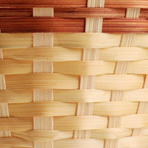 Корзина плетёная для хранения «Стакан», 14×14×18 см, ручка h=14 см, бамбук