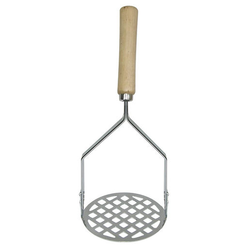 Картофелемялка "Ретро" хром. с дерев. ручкой, арт.AN57-72 МультиДом