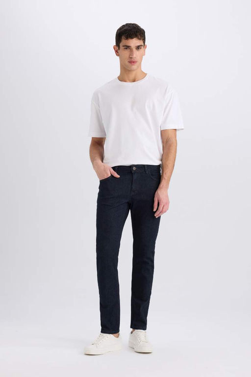 Pedro Slim Fit Dar Kal?p Normal Bel Dar Paca Jean Pantolon - Defacto фото 3