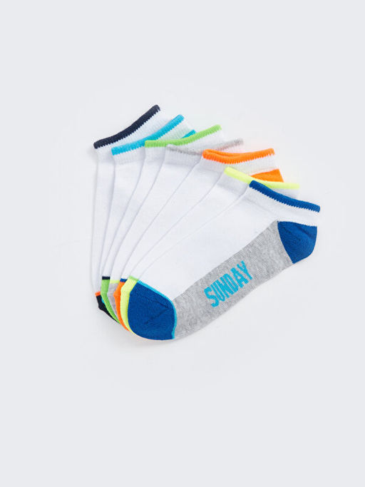 Desenli Erkek ?ocuk Patik ?orap 7li - Waikiki фото 2