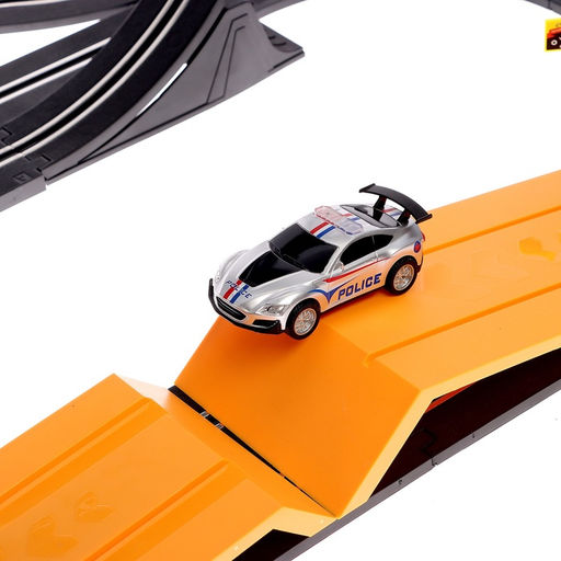 Автотрек TOP TURBO, с 2 машинами, 1:43, длина трасы 560 см, работает от сети - АвтоГрад фото 8