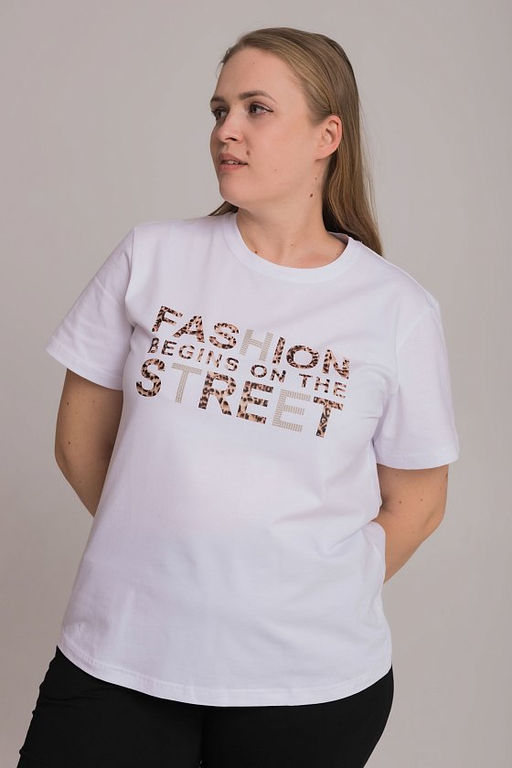 Футболка М325358Па белый - Елена фото 5