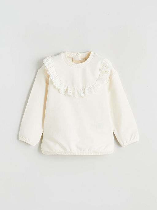 Bebe Yaka K?z Bebek Bluz ve Tayt