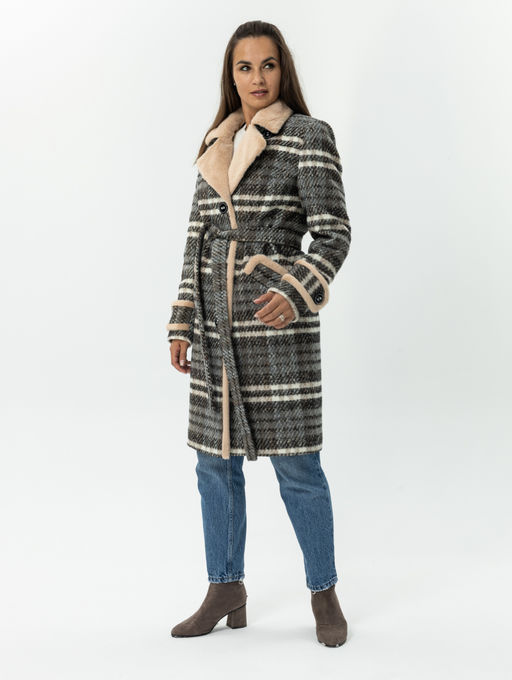 Ажур утепленное пальто - Dyuto фото 5