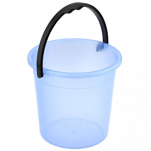 Ведро пластмассовое 3л, д18,5см, h17,5см, пищевое, полипропилен, цветной прозрачный (Россия) - Домашняя мода фото 6