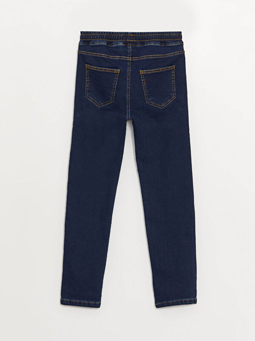 Beli Lastikli Slim Fit Erkek ?ocuk Polar Astarl? Jean Pantolon - Waikiki фото 3