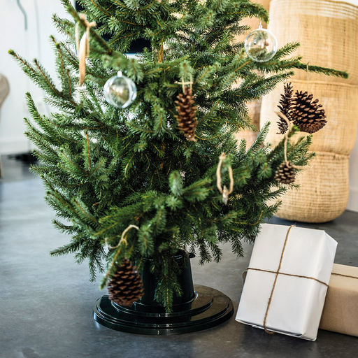 Подставка-универсал для новогодней елки Финская макс. высота дерева 1,8м, размер ствола 3-9см, чаша для воды 1,2л, диаметр 39см, высота 15,7см, вес 0,6 кг, пластик, крепеж металл, цвет зеленый (Китай) - Домашняя мода фото 2