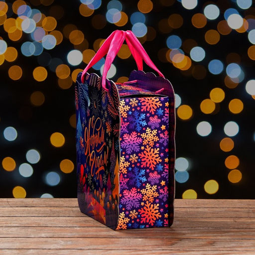 Коробка новогодняя подарочная складная «Шервуд», для сладких подарков, 23×9.8×24 см