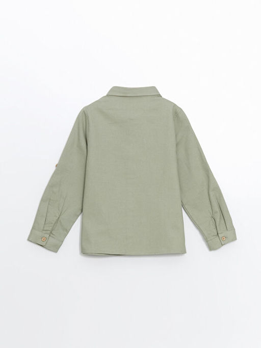 Uzun Kollu Basic Erkek ?ocuk G?mlek