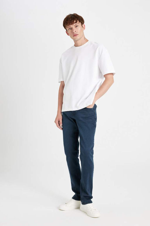 Pedro Slim Fit Джинсовые брюки узкого кроя с нормальной талией и узкими штанинами - Defacto фото 3