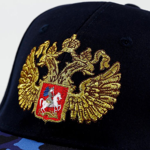 Кепка RU триколор, рр 56см, синяя - Overhat фото 2