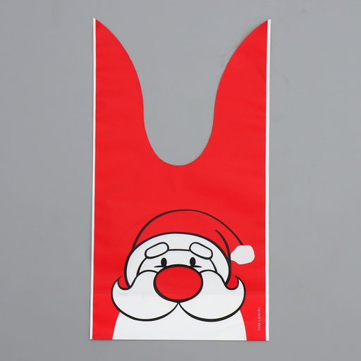 Цена за 20 шт. Мешок подарочный с ушками Дедушка Мороз, 12 11.5 см - Дарите счастье фото 9