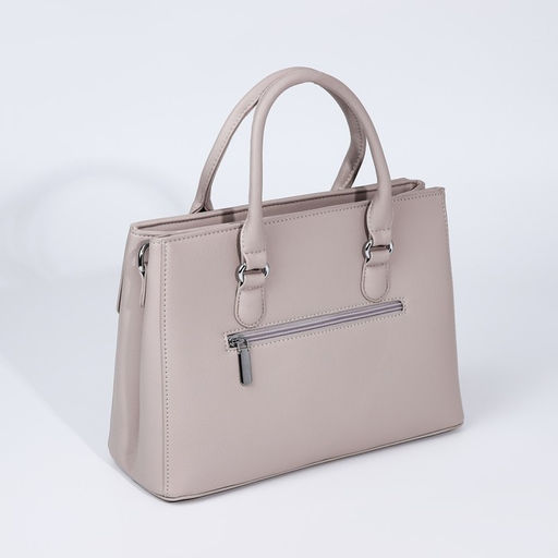 Сумка-тоут на молнии, наружный карман, цвет бежевый - Simaland фото 2