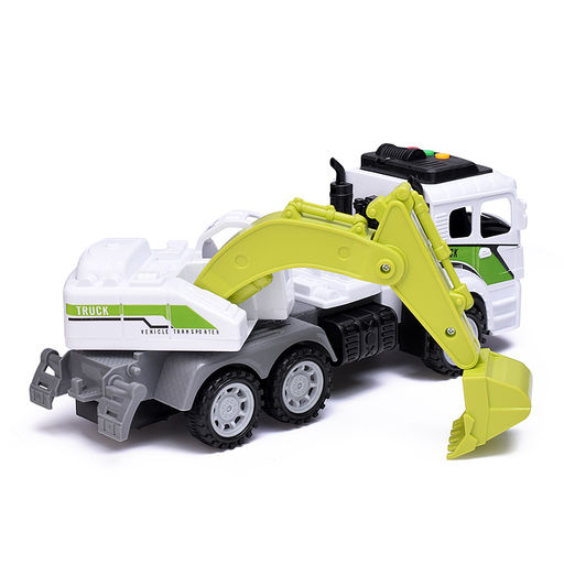 Машина "Грузовик экскаватор" в коробке