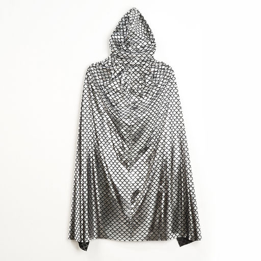 Карнавальный набор детский новогодний «Серебряная Змея»: плащ длина 80 см, маска