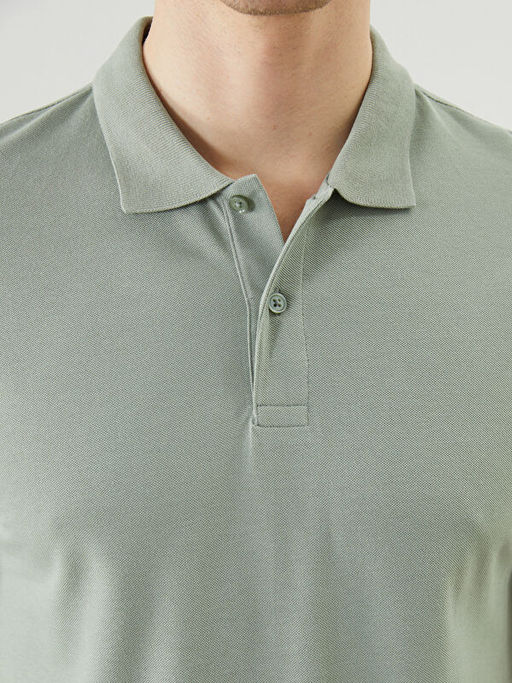 Polo Yaka K?sa Kollu Pike Erkek Ti??rt