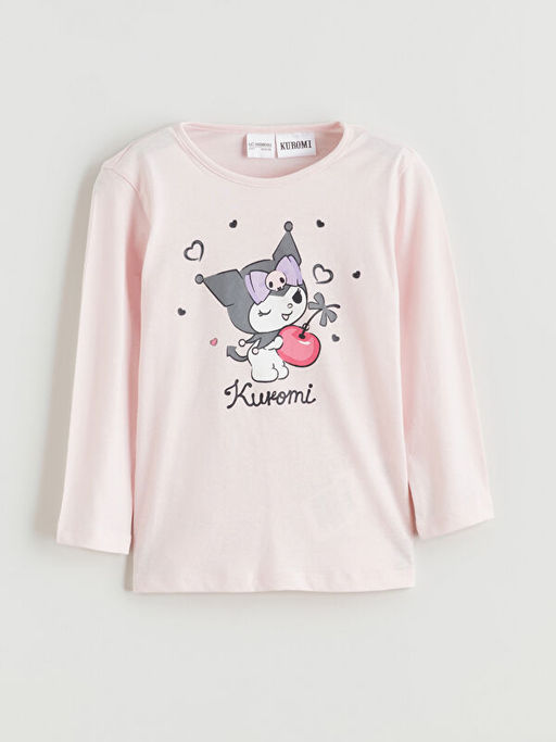 Kuromi Bask?l? K?z ?ocuk Pijama Tak?m?