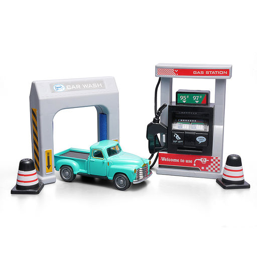 Набор машин "Заправка грузовиков" в коробке