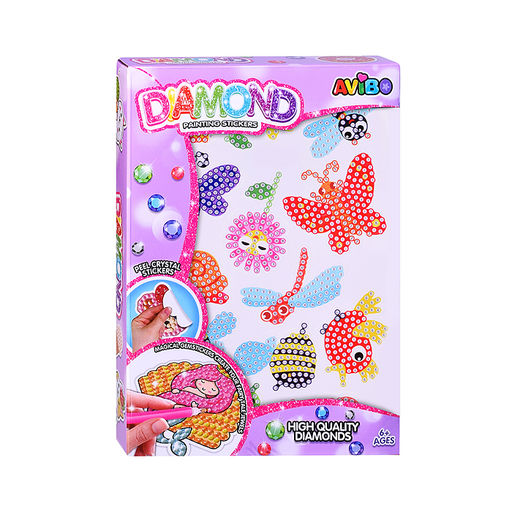 Мозаика алмазная "Насекомые" в коробке