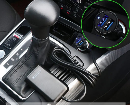 Зарядное устройство автомобильное Buro 4 USB 1.8 м  фото 3