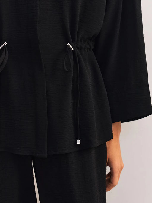 Блуза свободного кроя с кулиской / Zarina  фото 7