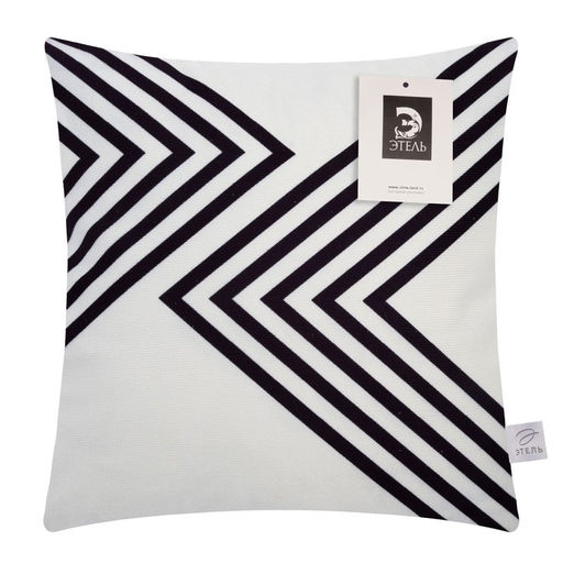 Наволочка декоративная Этель Геометрия Абстракция 40 х 40 см, велюр  фото 5