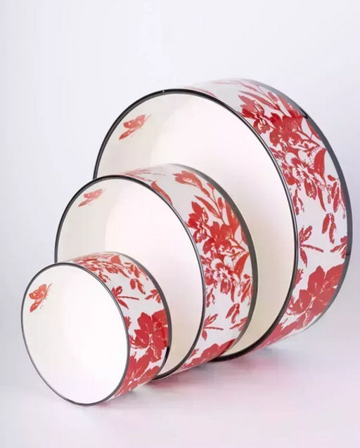 Набор салатников 21см,15.5см,10.5см в под.уп. Фарфор арт.142-082 /Lenardi/  фото 5