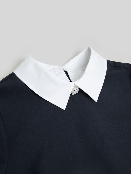 ACOOLA / Платье детское для девочек Dragee темно-синий  фото 5