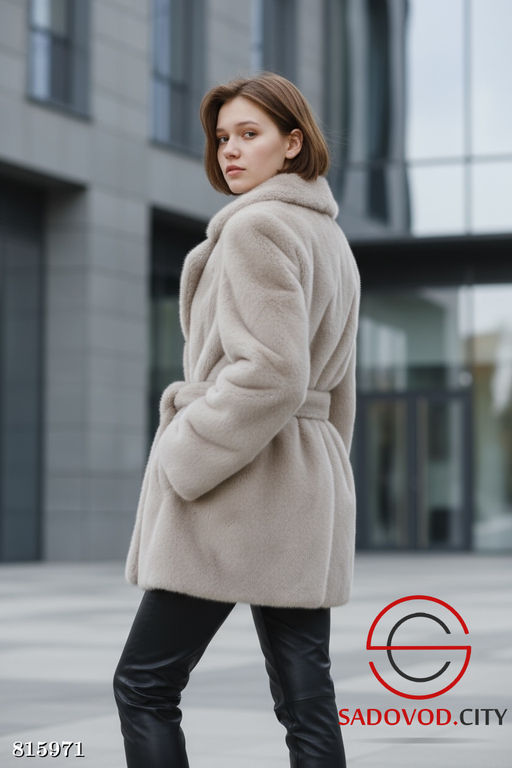 Шуба женская из искусственного меха - Bruno фото 4