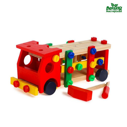 Конструктор Машинка с отверткой и молотком