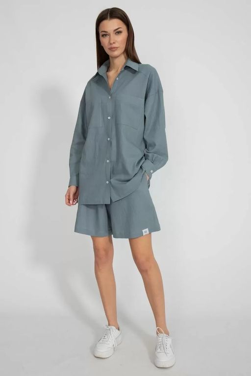 Льняная рубашка 4073 - Kivviwear фото 2