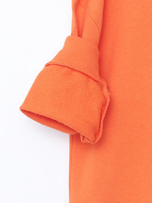 Bisiklet Yaka Uzun Kollu Bask?l? Erkek Bebek Sweatshirt - Waikiki фото 2