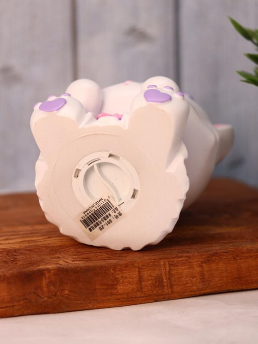 Копилка Milly Cat, purple (18 см), пластик