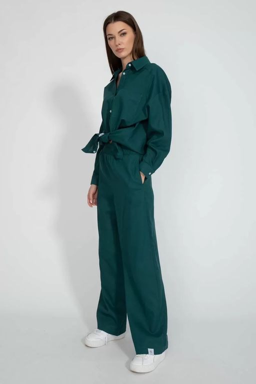 Льняная рубашка 4073 - Kivviwear фото 4